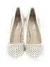 BCBGeneration Polka Dots Ivory White Heels Size 8 - photo 2