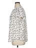 Fun2Fun 100% Polyester Print Ivory Short Sleeve Blouse Size 1X - photo 5