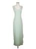 Bebe Solid Green Casual Dress Size S - photo 1