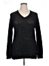Charter Club Metallic Black Pullover Sweater Size XL - photo 1