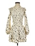 Entro 100% Polyester Stars Ivory Cocktail Dress Size S - photo 1