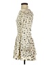 Entro 100% Polyester Stars Ivory Cocktail Dress Size S - photo 5