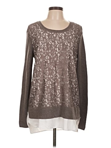 Simply Vera Vera Wang Long Sleeve Top (view 1)