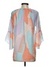 Crosby 100% Polyester Orange 3/4 Sleeve Blouse Size S - photo 2