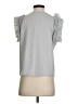 Zara Gray Short Sleeve Top Size S - photo 2