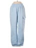 Shein 100% Polyester Color Block Blue Casual Pants Size 6 - photo 1