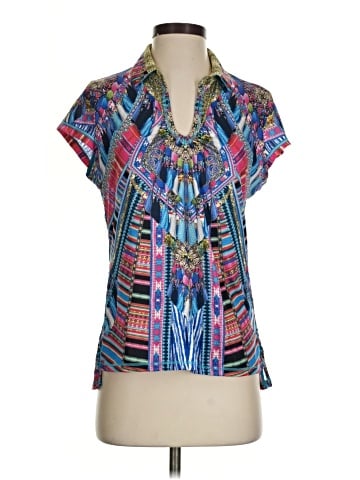 Lucky in Love Short Sleeve Blouse (view 1)