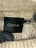 Cliche Chevron-herringbone Tan Turtleneck Sweater Size M - photo 7