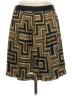 Worthington 100% Polyester Chevron-herringbone Gold Casual Skirt Size 6 - photo 1
