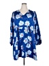 Draper James 100% Polyester Blue Casual Dress Size XXL - photo 1