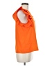Unbranded 100% Polyester Orange Short Sleeve Top Size M - photo 4