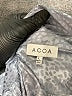ACOA collection 100% Polyester Polka Dots Silver Long Sleeve Blouse Size L - photo 7