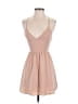 TOBI Solid Tan Cocktail Dress Size XS - photo 1