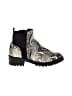 Universal Thread Animal Print Silver Ivory Ankle Boots Size 7 1/2 - photo 1