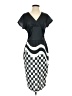 Unbranded Graphic Black Gray Cocktail Dress Size S - photo 1
