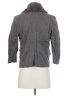 Kenneth Cole New York Chevron-herringbone Gray Blazer Size 2 - photo 2