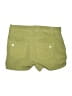 Almost Famous Solid Green Khaki Shorts Size 3 - photo 2