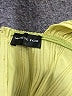 White Fox Solid Yellow Short Sleeve Top Size L - photo 7