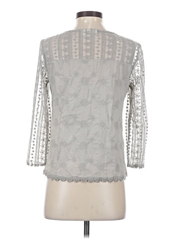 Hinge 3/4 Sleeve Blouse (view 2)