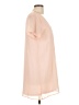 Lulus 100% Polyester Pink Short Sleeve Blouse Size L - photo 4