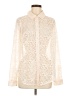 Torrid 100% Polyester Ivory Long Sleeve Blouse Size Med Plus (00) - photo 1