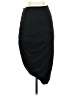 Mustard Seed Solid Black Casual Skirt Size S - photo 1