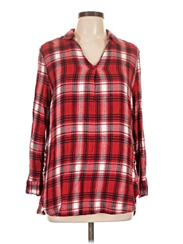 St. John's Bay Long Sleeve Blouse (view 1)