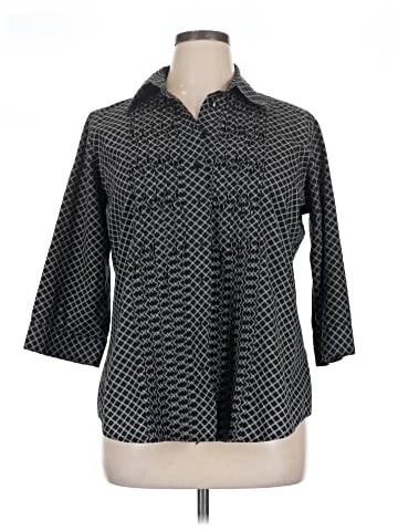 Coldwater Creek 3/4 Sleeve Button-Down Shirt (view 1)