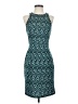 H&M Print Teal Cocktail Dress Size S - photo 1