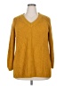 ELOQUII Elements 100% Acrylic Yellow Pullover Sweater Size 18 - 20 - photo 1