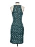 H&M Print Teal Cocktail Dress Size S - photo 2
