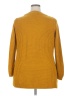 ELOQUII Elements 100% Acrylic Yellow Pullover Sweater Size 18 - 20 - photo 2