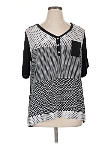 Perseption Concept Short Sleeve Henley (view 1)
