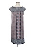 Max Studio Print Gray Casual Dress Size S - photo 1
