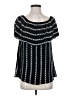 Knox Rose 100% Rayon Black Short Sleeve Blouse Size S - photo 1