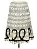 WD.NY 100% Polyester Graphic Ivory Casual Skirt Size 4 - photo 1