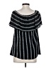 Knox Rose 100% Rayon Black Short Sleeve Blouse Size S - photo 2