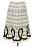 WD.NY 100% Polyester Graphic Ivory Casual Skirt Size 4 - photo 2