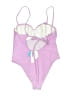 Cupshe Solid Purple One Piece Swimsuit Size XL - photo 2