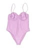Cupshe Solid Purple One Piece Swimsuit Size XL - photo 1