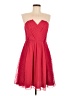 Coast 100% Polyester Hearts Red Cocktail Dress Size 6 - photo 1