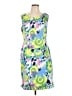 Talbots Tropical Blue Casual Dress Size 10 - photo 1