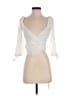 Bershka Ivory 3/4 Sleeve Blouse Size XS - photo 1