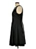 Neiman Marcus 100% Leather Solid Black Cocktail Dress Size L - photo 5