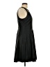 Neiman Marcus 100% Leather Solid Black Cocktail Dress Size L - photo 4