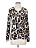 Serena Williams Signature Statement Animal Print White Pullover Sweater Size S - photo 1
