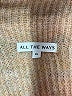 All The Ways Tan Pullover Sweater Size XS - photo 7