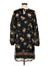 Allison Joy 100% Polyester Print Black Casual Dress Size S - photo 1