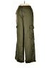 Haute Monde 100% Polyester Green Cargo Pants Size S - photo 1