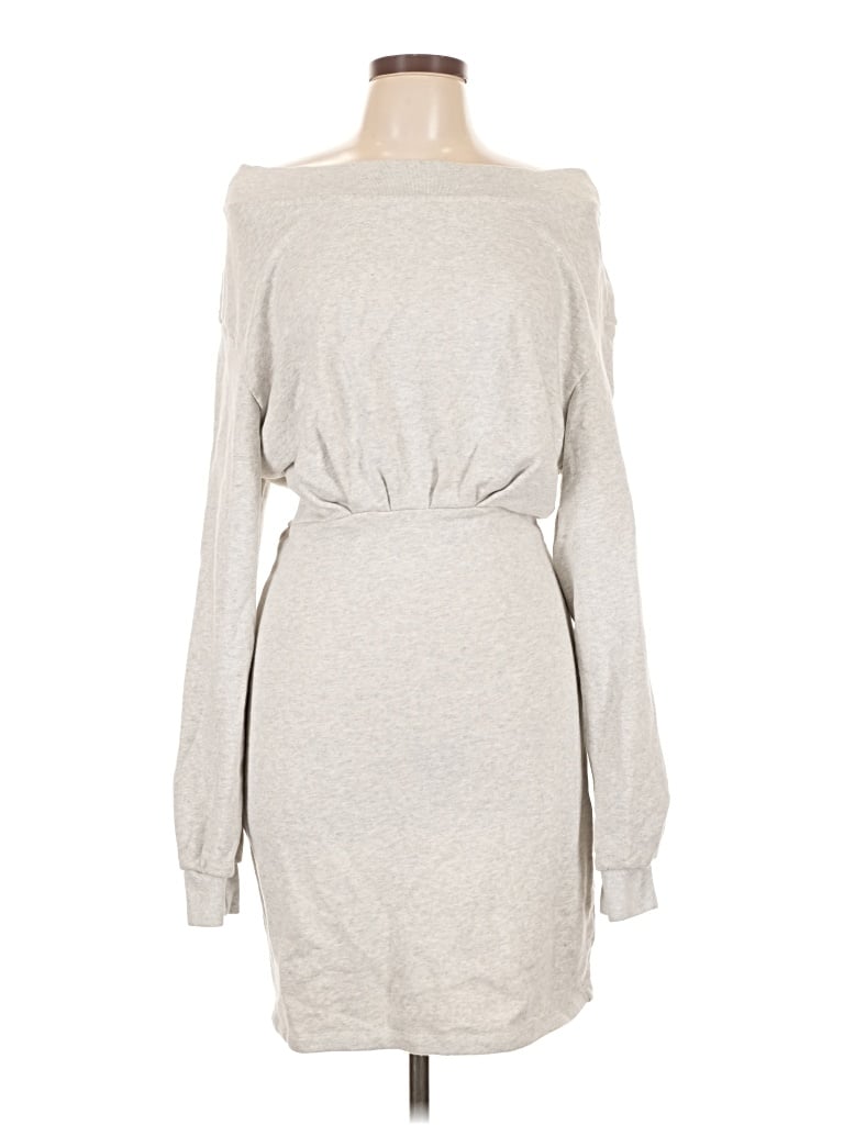 Pre-owned Assorted Brands Casual Dress In Gray